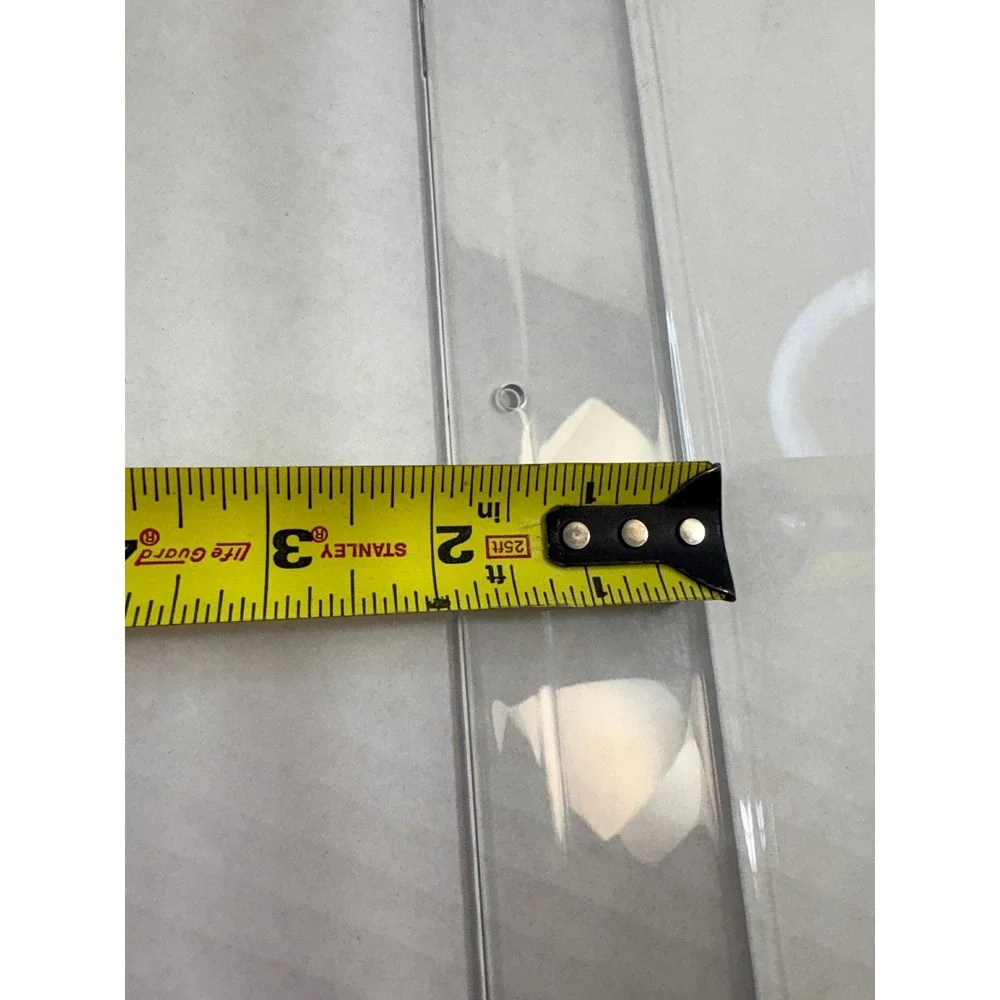 Floating Acrylic Wall Shelf‎ Home Decor 15in Clear EUC Single Shelf Clear